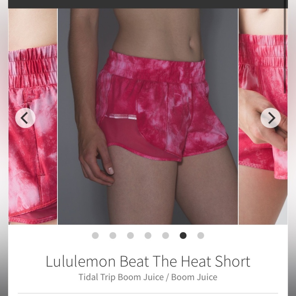 Lululemon Beat the Heat Shorts(8)*GUC